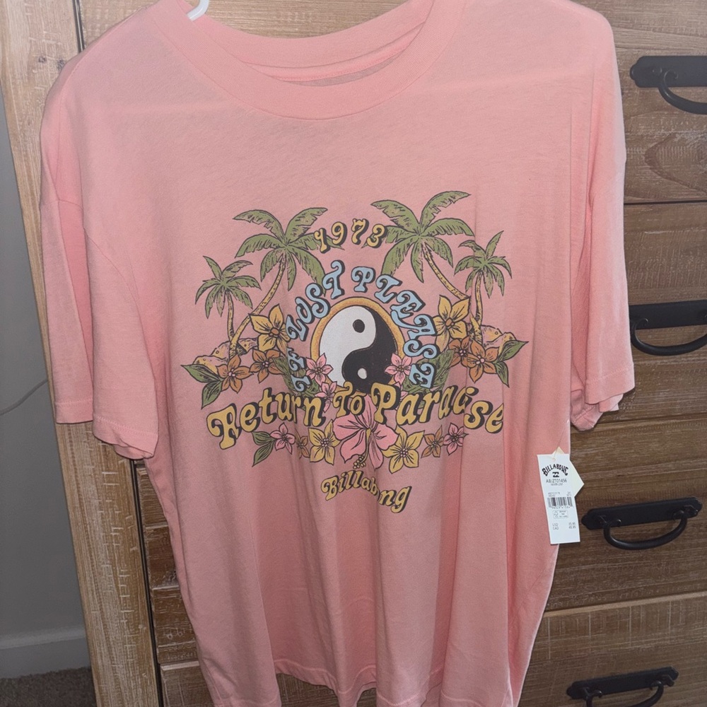 Billabong Soft Pink Tee